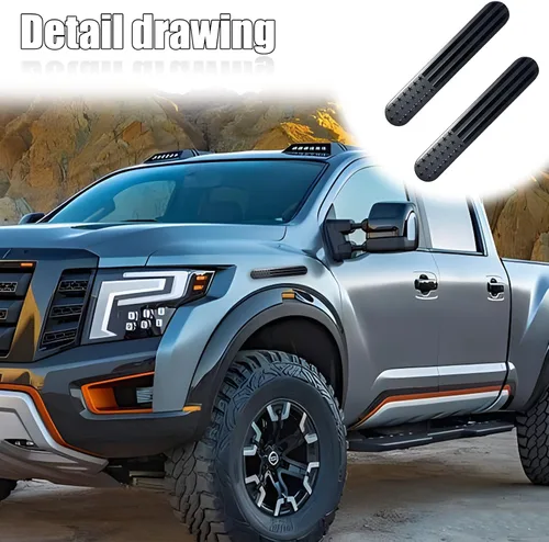 Miniatura 7 de 2 piezas de emblema de guardabarros de metal con bandera estadounidense para auto, emblema 3D en relieve de metal adhesivo para camiones deportivos