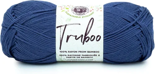 Miniatura 48 de (1 Madeja) Lion Brand Yarn Truboo Yarn, Aguamarina