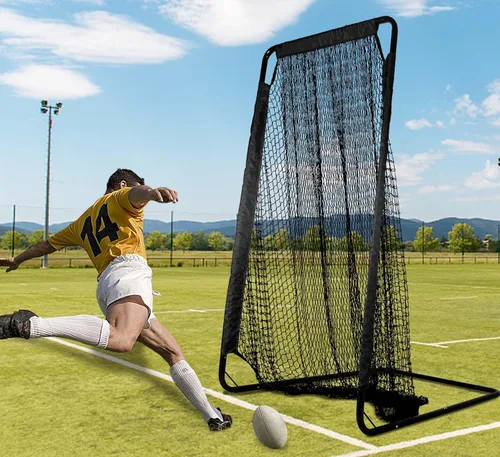 Miniatura 8 de 3x6FT Football Net with Throwing Target Strike Zone for Kicking Punting and QB Accuracy Training Portable Football Practice Equipment with Steel