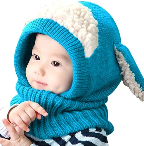 Miniatura 2 de Abrigo para invierno, que incluye gorra, bufanda, capucha y orejeras, para niñas o niños