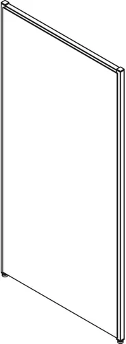 Miniatura 4 de Lorell LLR90258 - Paneles de tela gris Lorell
