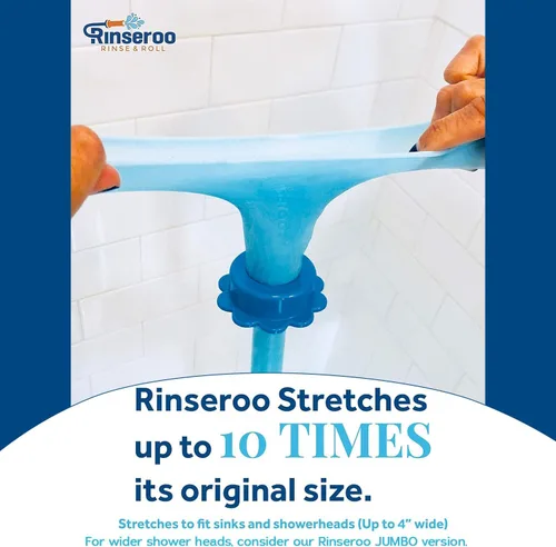 Miniatura 6 de Rinseroo Conectores de manguera de ducha de repuesto (paquete de 3) para manguera de agua de mano sin cordones, adaptador de grifo para ducha