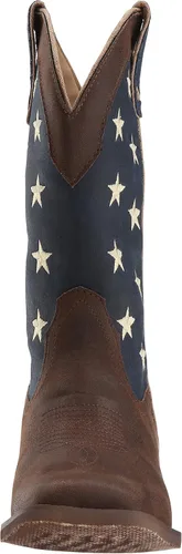 Miniatura 2 de ROPER Botas unisex de American Patriot Western para niños, Marrón