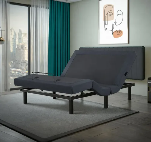 Miniatura 27 de Irvine Home Collection Base de cama ajustable de tamaño individual XL, características cargadas, gravedad cero, sin ronquidos, posiciones de memoria