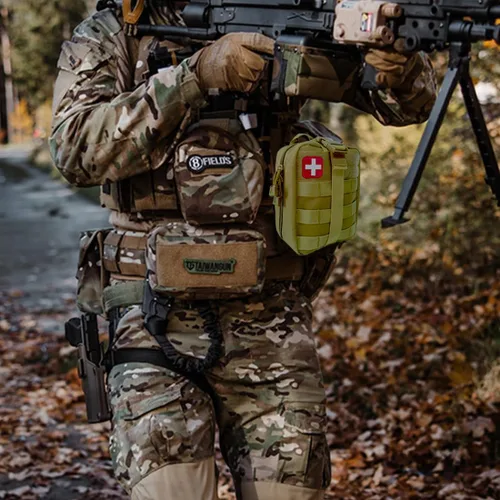 Miniatura 7 de IFAK Kit de Trauma Kit Médico Militar de Primeros Auxilios Control de Sangrado de Emergencia Supervivencia Bug Out Bag para Equipo de Campamento
