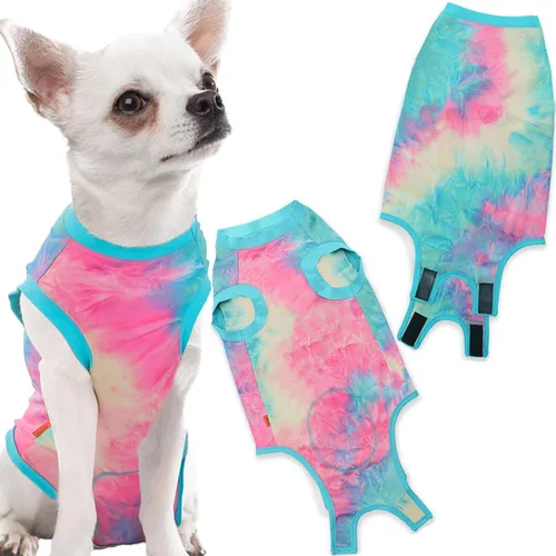 Miniatura 7 de Traje de Recuperación de Cirugía de Perro, Traje de Recuperación Quirúrgica para Perro Macho Hembra Neuter, Camisa de Esterilización Mameluco