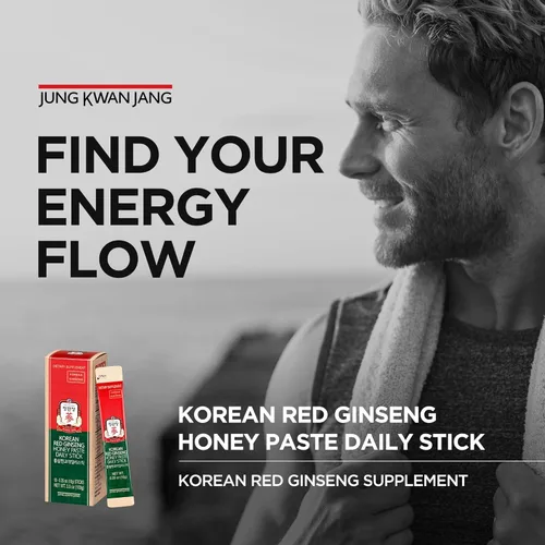 Miniatura 2 de JUNG KWAN JANG Pasta de Miel de Ginseng Rojo Coreano en Barra Diaria Hongo Poria, Extracto de Rehmannia Hong Sam Jin Go Daily Potenciador