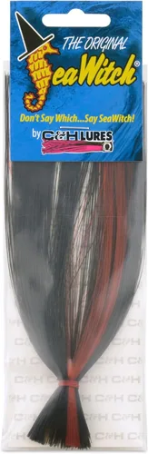 Miniatura 108 de C&H Lures Señuelos de Pesca Sea Witch - Originales Desde 1959, Faldas de Nylon Revelan Cabeza con Peso, 15 Colores, 8 Pesos de Cabeza, Señuelo
