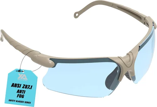 Miniatura 20 de Xaegistac Gafas de disparo con estuche Gafas de seguridad antivaho para cazadores para adultos Amarillo