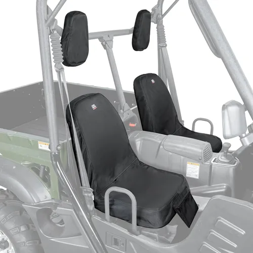 KEMIMOTO UTV - Juego de 2 fundas de asiento con orificios de drenaje, resistente al agua Oxford 1680D, compatible con Hisun/Axis 500 700, Massimo