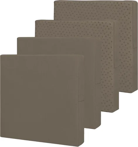 Miniatura 10 de Easy-Going - Paquete de 4 fundas de cojín impermeables para patio, de 24x22x4 pulgadas, fundas de repuesto antideslizantes para asientos al aire