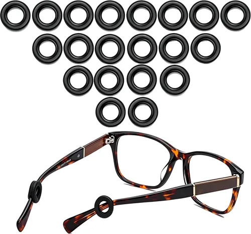 Miniatura 10 de MOLDERP Agarre de Oreja para Gafas - Retenedor de Funda de Patilla de Anteojos, Retenedores de Gafas Antideslizantes de Comodidad Para Anteojos