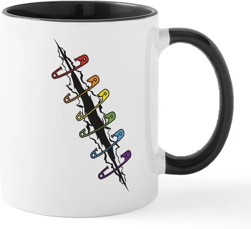 Miniatura 8 de CafePress Peace Love - Taza de café de cerámica para ukelele (11 oz (11.0 fl oz)