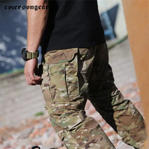 Miniatura 7 de EMERSONGEAR Pantalones tácticos G3, pantalones cargo Ripstop para hombre, camuflaje militar, entrenamiento, senderismo, caza, camping, pesca