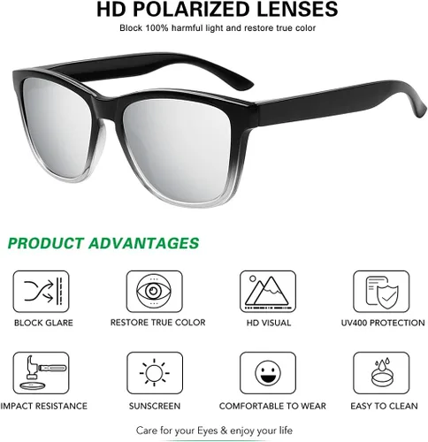 Miniatura 3 de MEETSUN Polarized Sunglasses for Women Men Classic Retro Designer