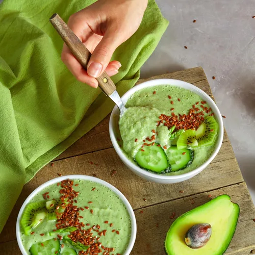 Miniatura 7 de Elan Semillas de lino orgánico, semillas enteras, semillas crudas, sin OMG, veganas, sin gluten, kosher, altas en fibra, gelifican fácilmente