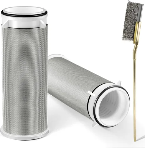 Miniatura 10 de Enhon - 2 filtros de sedimentos giratorios de repuesto para filtros de sedimentos giratorios de 50 μm con cepillo compatible con filtro de agua
