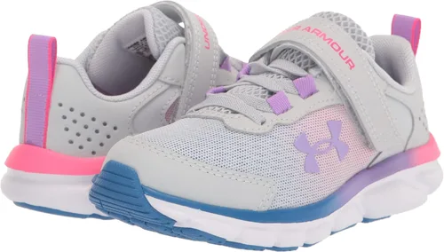 Miniatura 7 de Under Armour Tenis de correr unisex Assert 9 con cierre alternativo ancho para niños