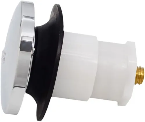 Miniatura 4 de Westbrass 793516MOCP-100 Tapón de drenaje de bañera de repuesto con vástago de 5/16 pulgadas, cromo pulido (paquete de 100)