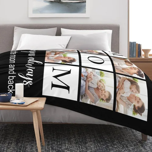 Miniatura 193 de Mantas personalizadas con foto, manta de fotos personalizada, mantas personalizadas con imagen, regalos personalizados para mujeres, hombres