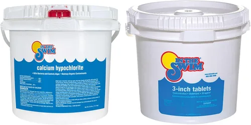 Miniatura 8 de In The Swim Pool Shock - Desinfectante granular Cal-Hypo 68% para agua cristalina - Defiende contra bacterias, algas y microorganismos - 25 libras