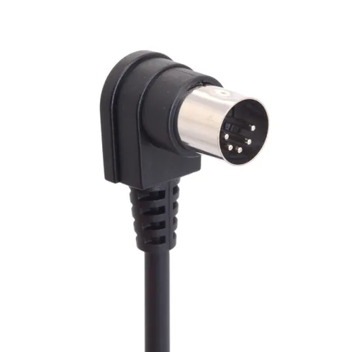 Miniatura 4 de MIDI - Cable de extensión DIN, MIDI de 5 pines, ángulo de 90 grados, enchufe macho a enchufe hembra, cable adaptador MIDI/AT para sintetizador
