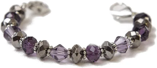 Miniatura 55 de Pulsera elástica de alerta médica, pulsera de identificación médica de repuesto intercambiable, etiqueta de identificación no incluida, cristales