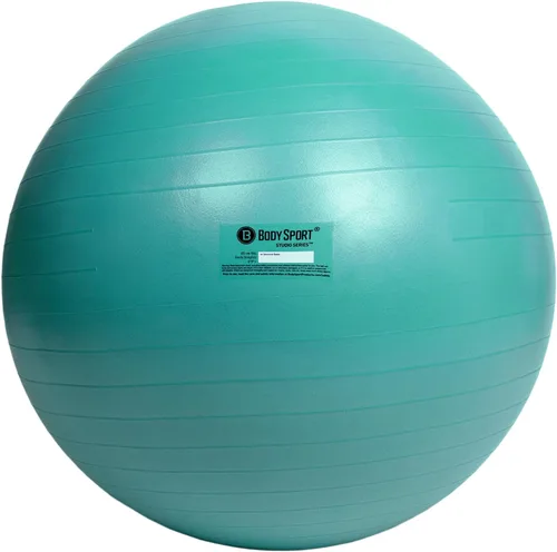 Miniatura 12 de Body Sport - Pelota de ejercicios para deportes con bomba para hogar, gimnasio, equilibrio, estabilidad, Pilates, fuerza de núcleo, estiramiento