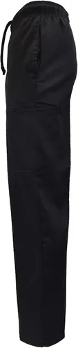 Miniatura 3 de Natural Uniforms Pantalones cargo de chef clásicos de 6 bolsillos con paquete múltiple disponibles
