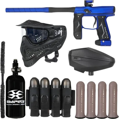 Miniatura 15 de Action Village Empire Axe 2.0 Rivalry - Kit de pistola de paintball Púrpura polvo/Gris polvo
