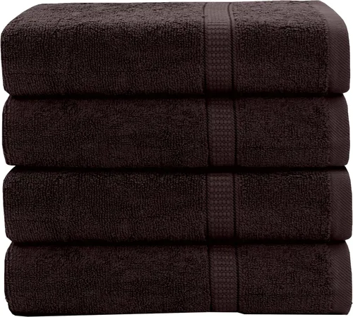 Miniatura 29 de GOLD TEXTILES Toalla 100% algodón, paquete de 12, 13 x 13 pulgadas, color blanco, ultra suave, altamente absorbente, de larga duración y de secado