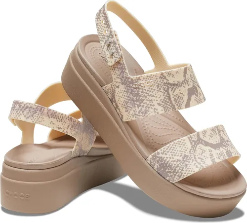 Miniatura 7 de Crocs Sandalia Brooklyn de cuña baja para mujer