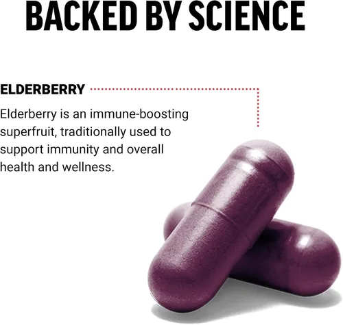 Miniatura 3 de Force Factor Cápsulas de saúco, suplemento inmunológico y suplemento antioxidante para hombres y mujeres, refuerzo diario de la inmunidad, vegano