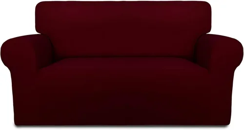 Miniatura 123 de PureFit - Funda superelástica con bolsillo p/protección de sofá/sillón - Suave cubierta de elastano antideslizante, lavable, c/base elástica, apta