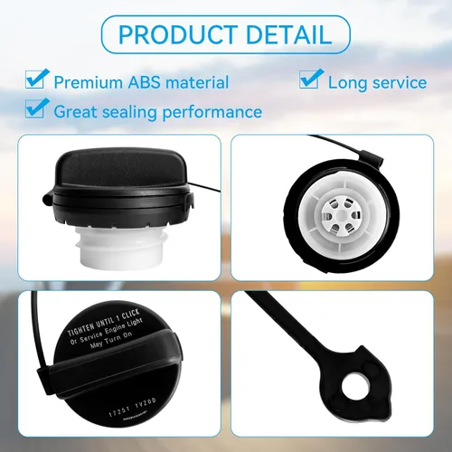 Miniatura 3 de Tapa de gasolina 17251-3JA0A compatible con Nissan Pathfinder, Infiniti QX60 JX35 - Tapa de llenado de combustible para Nissan Altima Frontier