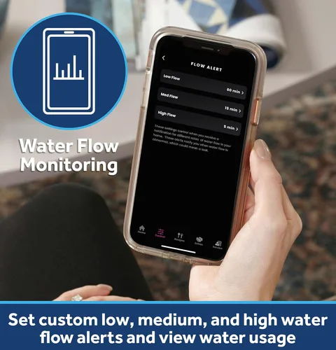 Miniatura 5 de GE Suavizador de agua inteligente con filtración integrada, 30,000 granos, reduce los minerales duros a toda la casa, WiFi integrado con alertas