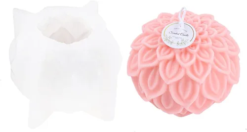 Miniatura 12 de Molde de Silicona para Fondant de Flores Rosas 3D Molde de Chocolate Dulces Pastel Decoración Molde Jabón Molde Vela Molde Resina Arcilla Horneado