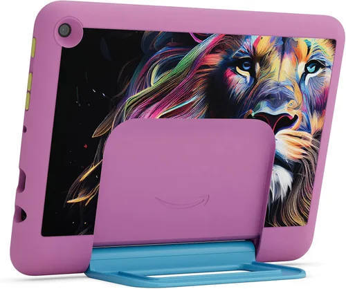 Miniatura 3 de Funda infantil Amazon para tablet Fire HD 8 (solo compatible con tablets de 12ª generación). Jungle Cat