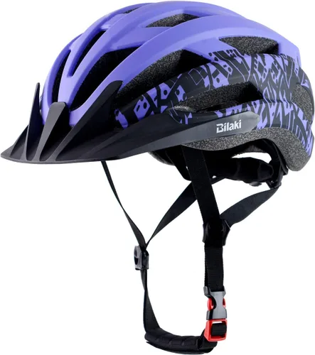 Miniatura 19 de Bilaki Casco de bicicleta para adultos, mujeres, hombres, jóvenes, niños, cascos ligeros de bicicleta de montaña con esfera ajustable y visera