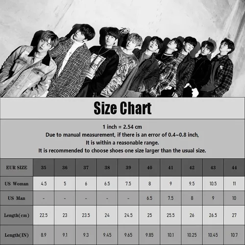 Miniatura 7 de KPOP StrayKids Merch - Zapatos deportivos Bang Chan Lee Know ChangBin Han I.N Felix HyunJin Seungmin Hiphop High Top Tenis de lona