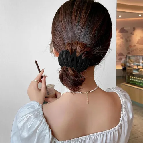 Miniatura 4 de 7 accesorios para el cabello para mujer, pinza mágica para el cabello con pinzas para moño de pelo Color-01