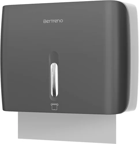 Miniatura 10 de Dispensador de toallas de papel comercial soporte de pared Portador de toallas de papel de gran capacidad Dispensador de toallas de mano plegadas C