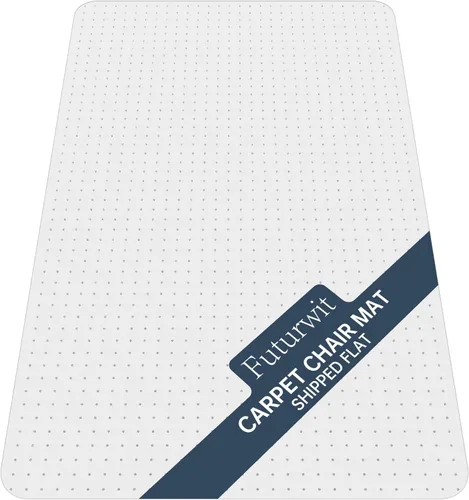 Miniatura 8 de Tapete para Silla de Oficina para Alfombra, 30" x 48" Tapete Protector de Alfombra de Pelo Bajo para Silla de Oficina, Tapetes de Oficina Bajo