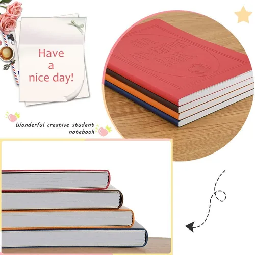 Miniatura 5 de Cuaderno de escritura XYTMY A5 y B6 de piel sintética