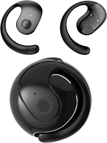 Miniatura 10 de Auriculares inalámbricos con Bluetooth para colgar en el oído, conducción ósea de aire, auriculares abiertos de oído abierto OWS, auriculares Púrpura