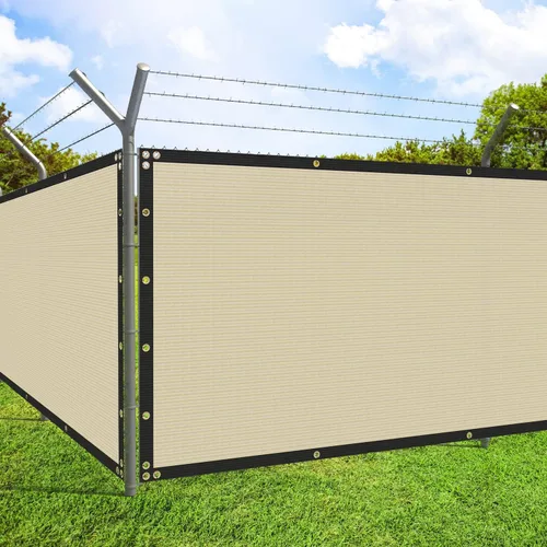 Miniatura 9 de ECOOPTS Valla de privacidad de 6'x12' para cerca exterior con ojales de cobre, apta para cercas comerciales y jardines residenciales al aire libre