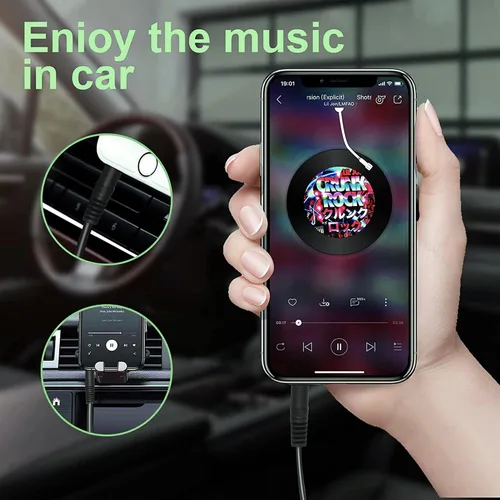 Miniatura 3 de AUX en cable de audio compatible con Edifier R1280T alimentados por estantería altavoces Chager Supply