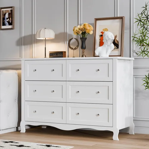 Miniatura 25 de VINGLI Cómoda alta acanalada con 5 cajones, cómoda de 23.66 pulgadas de ancho, cómoda de madera gris con bordes redondeados, aparadores grises
