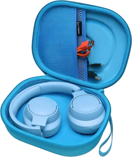 Miniatura 21 de LTGEM - Funda compatible con JBL Tune 770NC / 510BT / 720BT / 520BT / 520C / 670NC, para auriculares JBL Live 770NC / 670NC / 680NC / 780NC, azul