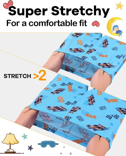 Miniatura 3 de DAUGHTER QUEEN Pijama para niños de 4 piezas, 100% algodón, talla 18 meses a 12 años